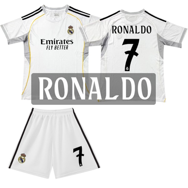 Real Madrid hemma Ronaldo fotbollströja för barn 16(90-100cm)