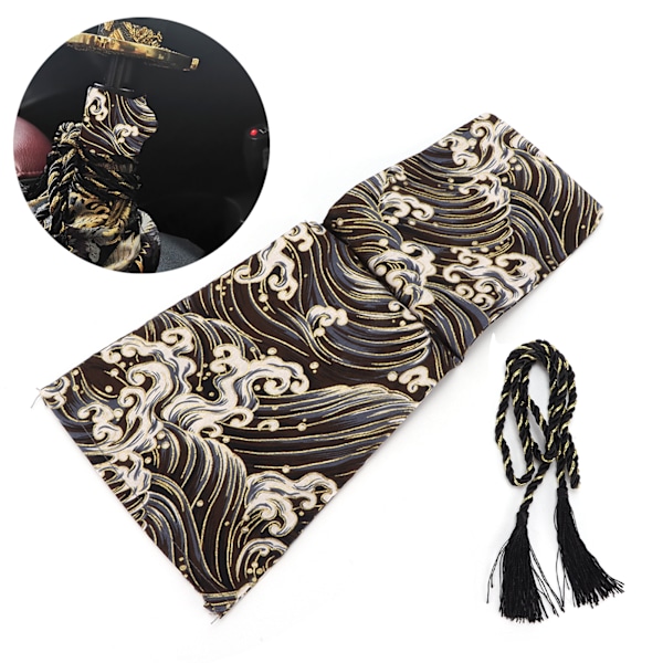 Gear Shift Dust Cover Boot Canvas Car Modification Universal til JDM Style PatternC
