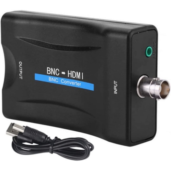 BNC til HDMI-konverteradapter Display HD 1080p/720p Videoadapter -hg