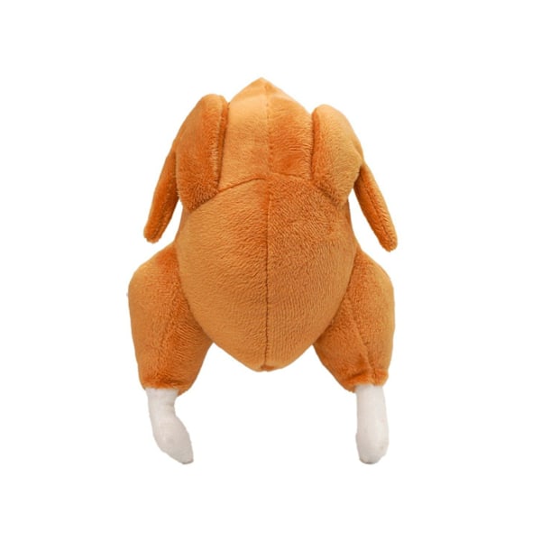 Plush Rostad Kyckling Hundeleksak med Kvittrande Ljud Fylld Interaktiv Husdjursleksak