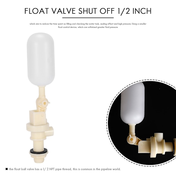 3 Pack Float Venttiili Yhteensopiva automaattisen juomakulhon kanssa Hevonen Nauta Vuohi Lammas Possu Koira Vesi Trough Farm Sup -ES