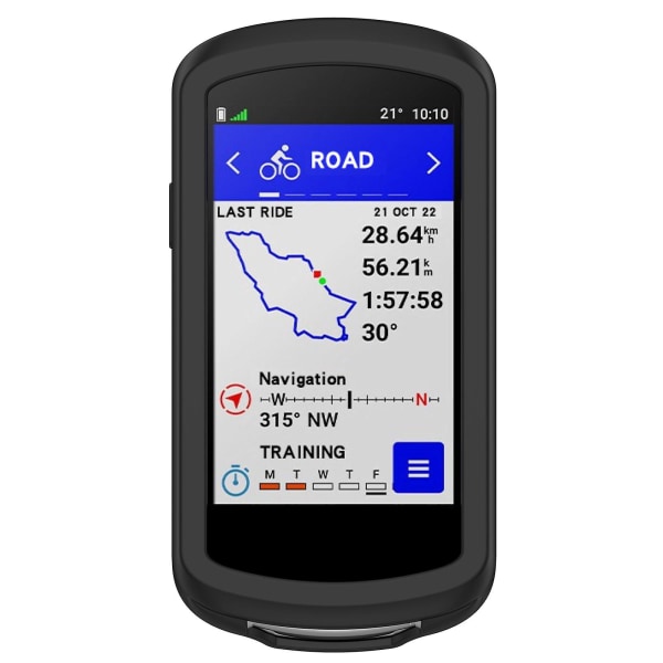 Garmin Edge 1040:lle naarmuuntumaton pehmeä case pyörän GPS-tietokoneen cover - musta