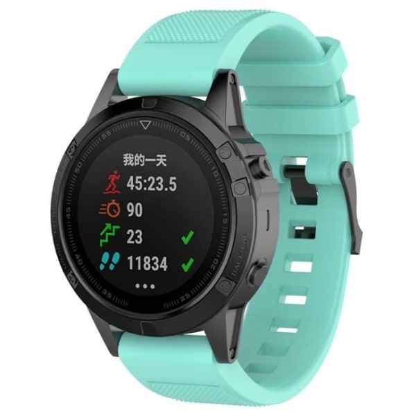 22 mm Multisport GPS Fitness Watch Fenix ​​5-Teal