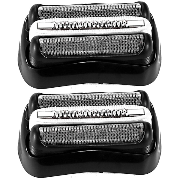 2 STK 32B Barbermaskin Erstatningsdel for Braun Series 3, Erstatningsfolie og Kutter for Braun Series 3010S 3040S