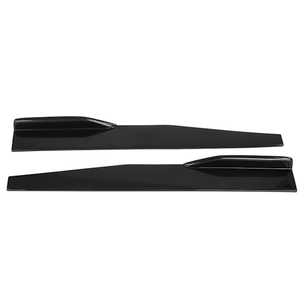 Par universellt bil sidokjolsöverdrag trim rocker splitters vinge vingar anti-scratch (lång)