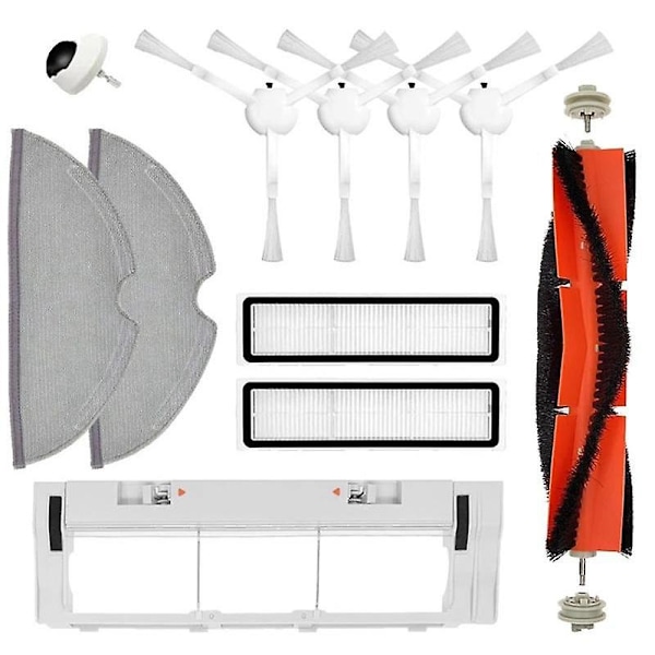 Børster, filter og moppklut for Xiaomi Dreame D9 Max robotstøvsuger As Shown