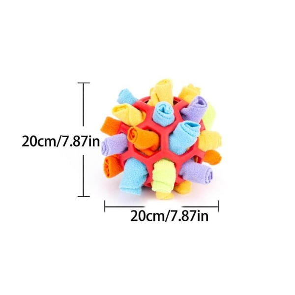 Kupla Kumipallo Koiran Leikki Koiran Interaktiivinen Puzzle Leikki Lemmikin Snuffle Pallon Leikki red