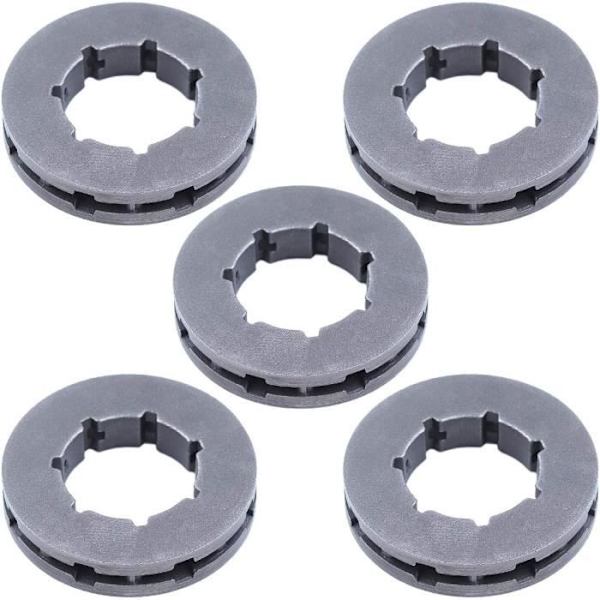 5 kpl/sarja Vanteen hammasratas .325\"-8 hammasta 19 mm Yhteensopiva Husqvarna 154 254 262 Jonsered 450 455 510 520 525 535 540 2051 2054 2055