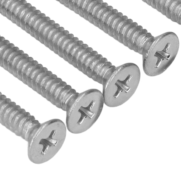 50 kpl itseporautuva ruuvi hiiliterästä sinkitty ristipääruuvi 4,8x50mm korjaukseen litteä kanta