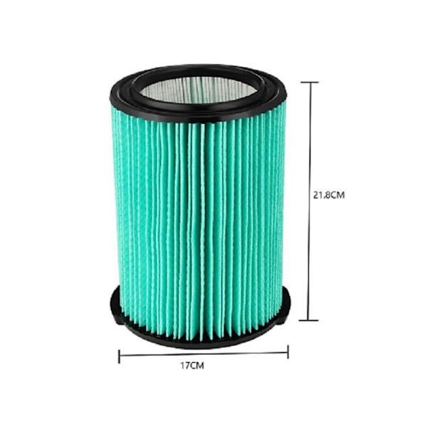 Passer til Ridgid VF6000 Støvsuger Filter Udskiftningsfilter Støvsuger Højeffektivt Luftfilter