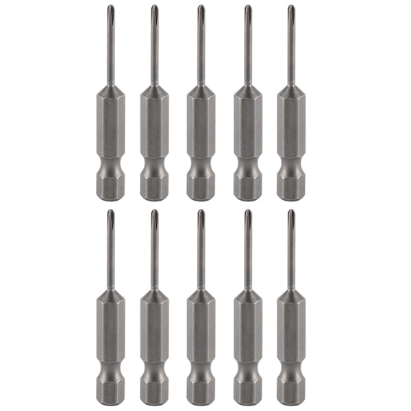 10 kpl sähköruuvimeisselin kärjet ristipäällä magneettisella karkaistulla lisävarusteella S1/4 2mm