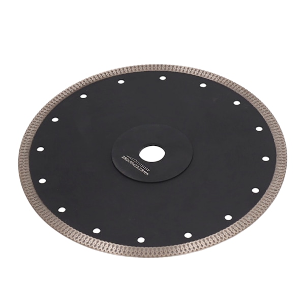 Rund diamant savklinge med flange mesh vinkelsliber skæreskive til marmorfliser 230mm / 9.1in