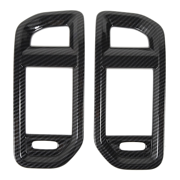 2 st Front Air Outlet Frame Trim Kolfibermönster Instrumentpanel Sido Luftventilationskåpa för 1500 2023