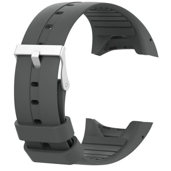 Tyylikäs watch silikoniranneke Polar Watch M400 M430 GPS:lle 6,5-9,5 tuumaa (harmaa)