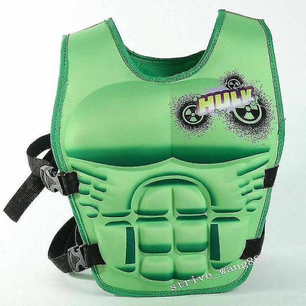 Barnas Livvest Svømmevest -9 Chest muscle Green L