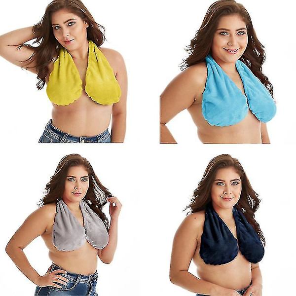 Rintaliina, kylpyliina, halter, rintapehmuste, rinta, halter, imetysliina naisille GREY L