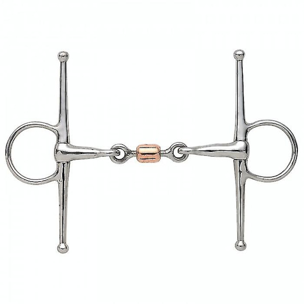 Shires Copper Peanut -hevosen täysposki-ohjas 5.5in