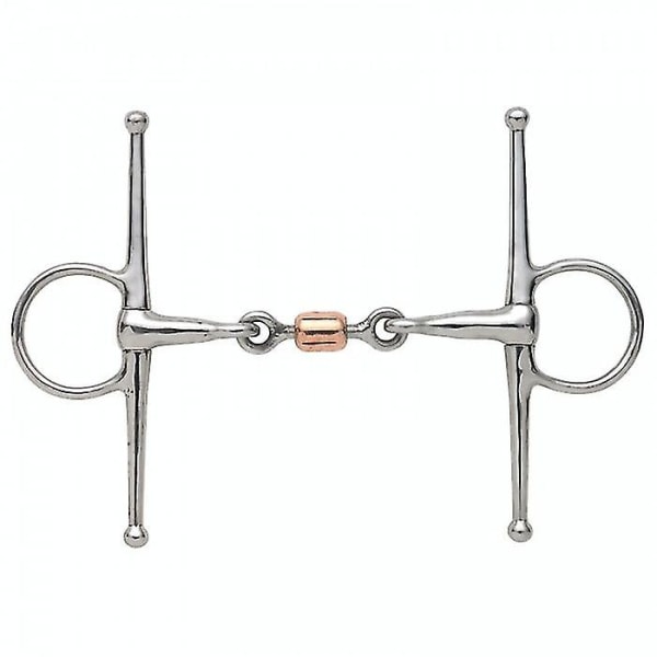 Shires Kobber Peanut Heste Full Cheek Snaffle Bid 4.5in