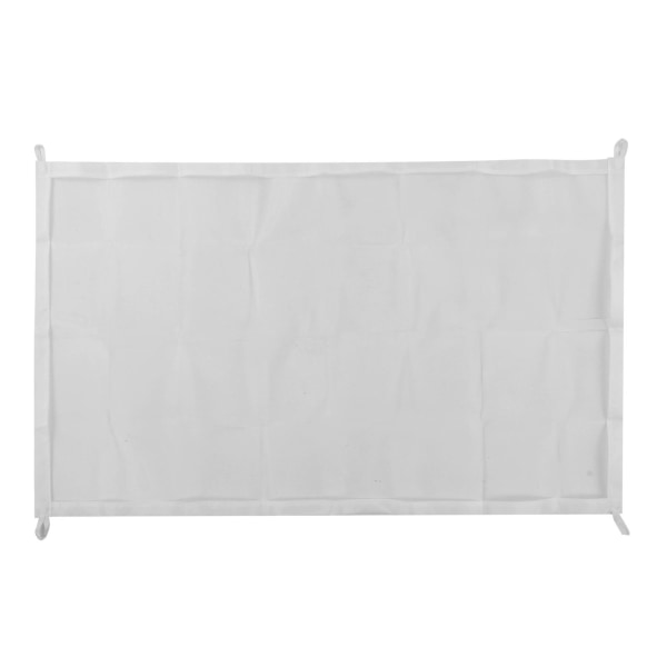 Hundstaket Inomhus Isolation Gate Bärbar Säkerhet Hopfällbar Infällbar trappa Hundgrind För Katt White 28.3*70.9in
