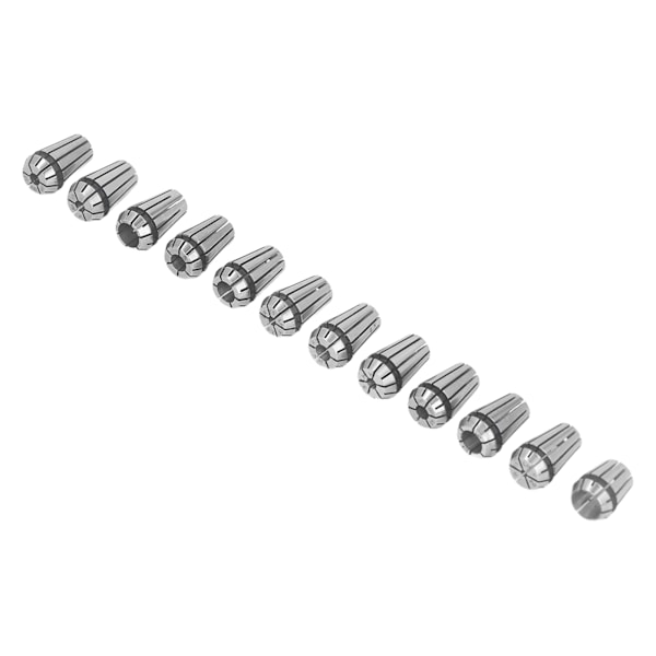 12PCS ER11 Collet Hög precision Spindel Fjäderchuck Set för CNC Svarv Verktyg Graveringsmaskin