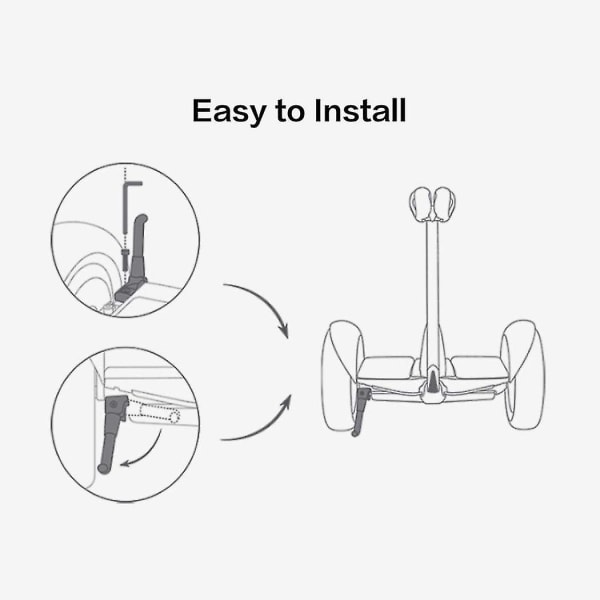 For Segway Ninebot selvbalanserende sparkesykkel Kickstand, bærbar