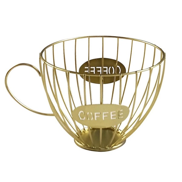Kaffe Frukt Kapsel Oppbevaringskurv Kaffekoppformet Pod Holder Og Organizer Cafe Hotel Golden