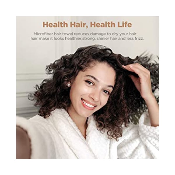 Store mikrofiberhodebånddeksel for kvinner, vått hår raskt tørt pannebånd, langt, tykt, krøllete hårhåndkle - rosa