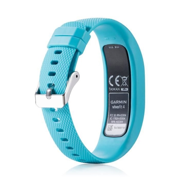 Silikone håndledsrem til Garmin VivoFit 4 Fitness Activity Tracker Plus Size i blågrøn