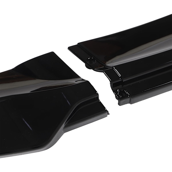 Frontspoilerlæbe Diffuser Kit 3 Dele Hage Spoiler Splitter Udskiftning til Tesla Model Y 2020‑2022 Blanksort