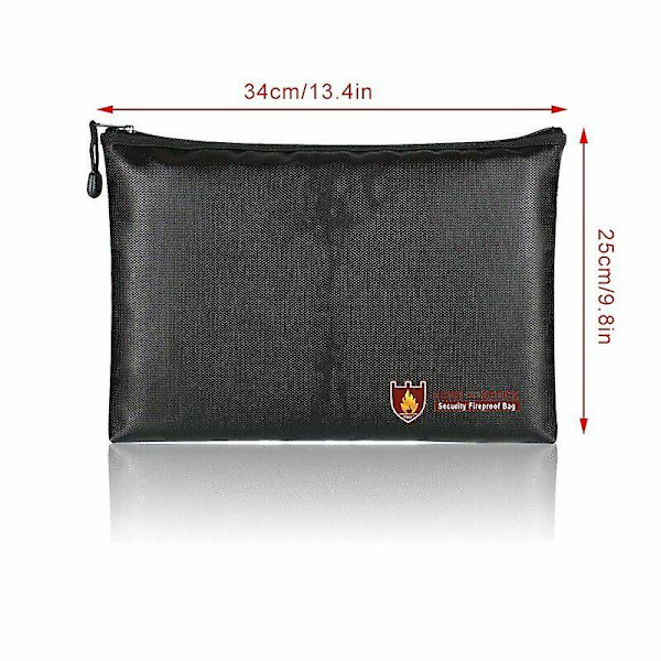 Brandsäker Dokumentväska Sparbössa Brandsäker Brandsäker Vattentät 27 * 17 Cm -HG 34CM*25CM