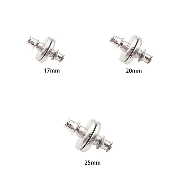 10 kpl Verhomagneetit Sulkeminen Tack Verhon painot Magneetit Painike Verho Magneettinen pidätinpainike Estää valon vuotamisen 17mm 8pcs