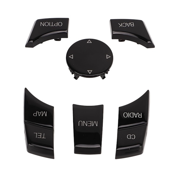 6 kpl multimedian ohjauspainiketta monitoiminen piano musta plug and play 3 5 sarjaan F30 F10