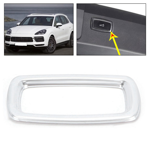 Inre bakluckeknappram täckram passar för Porsche Cayenne 2018 2019