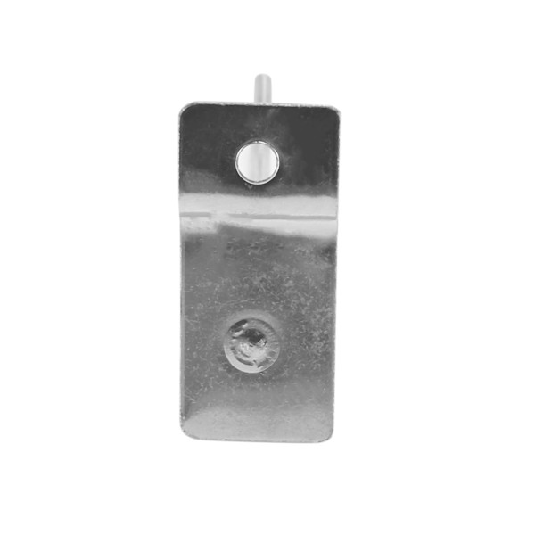 25 X Slatwall Single Hook Pin Shop Display Fitting Prong Hanger 100mm Silver