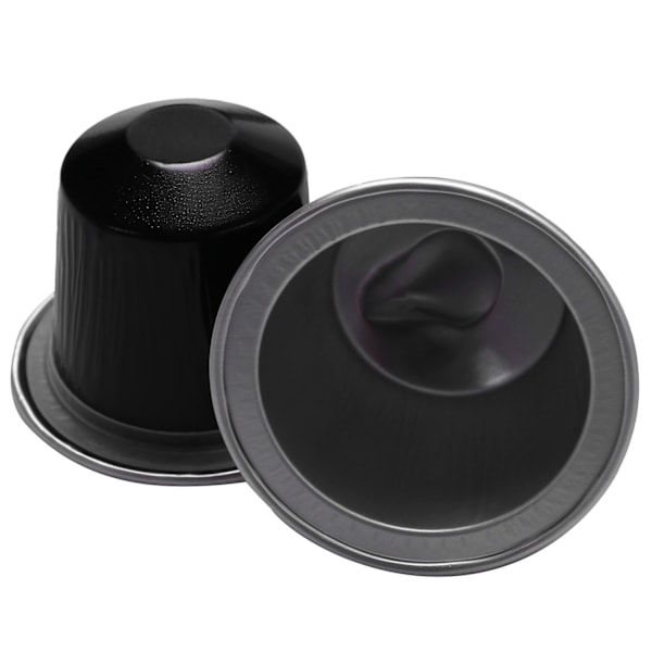 100 Set Påfyllningsbara Kaffekapselkoppar Engångs Nespresso Pod för Nescafe Automatisk Kaffemaskin Matförpackning Café Tillbehör