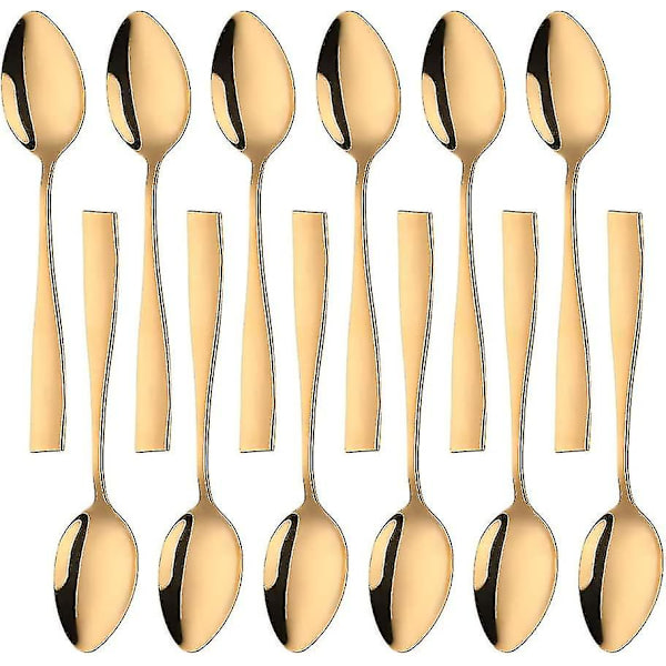 Dessert Skedar 12-pack Guld -ES
