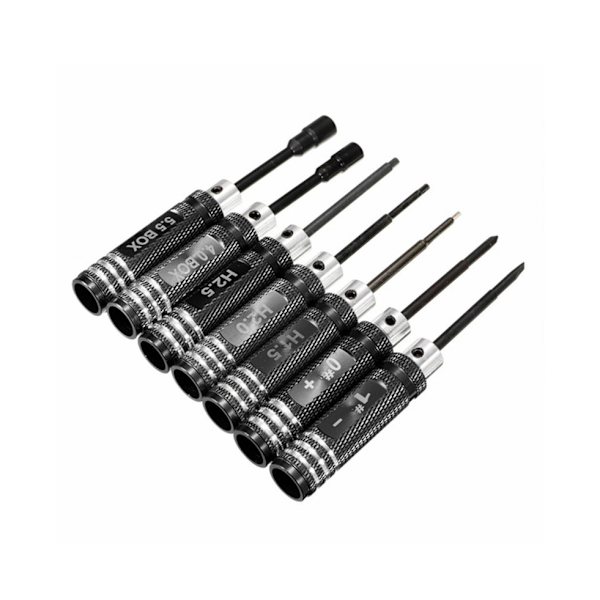 7 kpl kuusiokoloavaimen sarja - DIY RC Drone Quadcopter työkalut, sininen