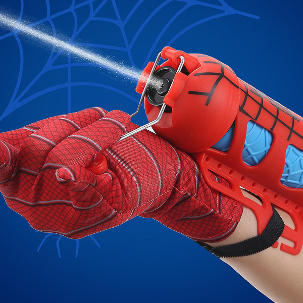 Spider Web Shooters Toy Launcher Wrist Toy Kompatibel med barn, Spider-man-rollelekstilbehør med sugekopper -ES A