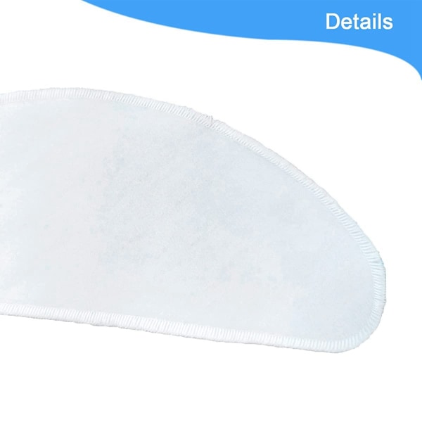 Tvättbara moppdynor Ersättning för Ecovacs Deebot T9+ T9 AIVI T9 AIVI+ T9 MAX T9 POWER Robotdammsugare, 8-pack