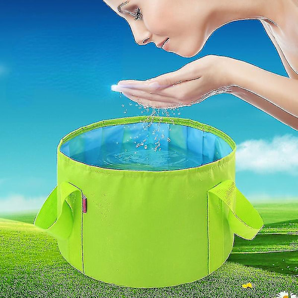 15/25l Foldbar Vaskesæk Rejse Camping Vaskesæk Spand Fiske Foldbar Vaskesæk Fodbad Vaskesæk Spa Fodbad Spand -ES Rose Red 25L