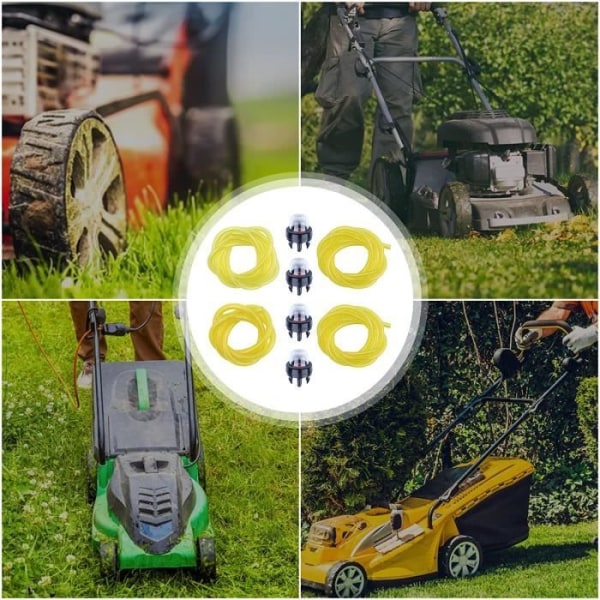 4 Størrelser 4 Fot Lang Drivstoffledningsslange + Pakke Primer Pære Kompatibel Med Husqvarna Weedeater Coupe 123L 225