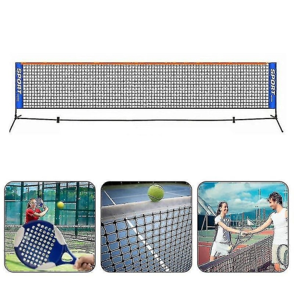 Bärbar Vikbar Enkel 3m 4m 5m 6m Tennisnät Badmintonnät 3.1M