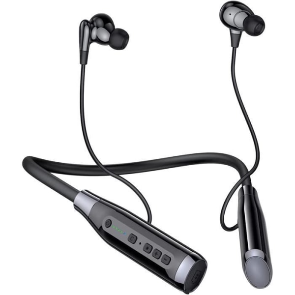 Bluetooth 5.0 høretelefoner, vandtæt IPX7.9D Smart LED digital skærm, 2000 mAh Power Bank, 3 i 1 multiopladningskabel com[288]