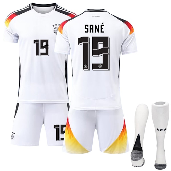 2024 Tysk hjemmedrakt fotball Sane sett L(175-180cm)