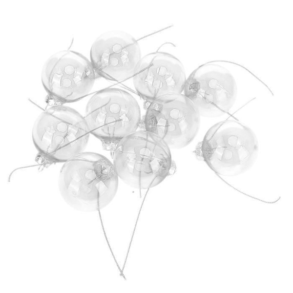 2023 Plastboll 10st/set Återanvändbar Hängande Dekorativ Boll Tvättboll Dekoration 6cm/2.4tum