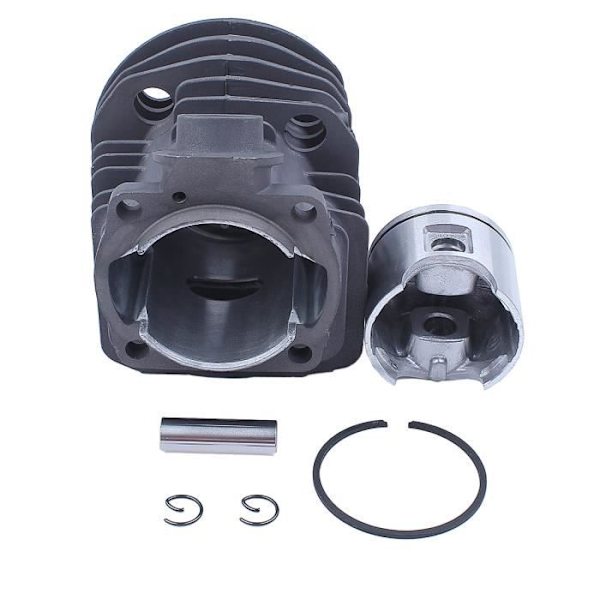 Nikasil pläterad cylinderkolvlagersats kompatibel med Husqvarna 51 55 Rancher (46 mm) bränslefilterledningspackning