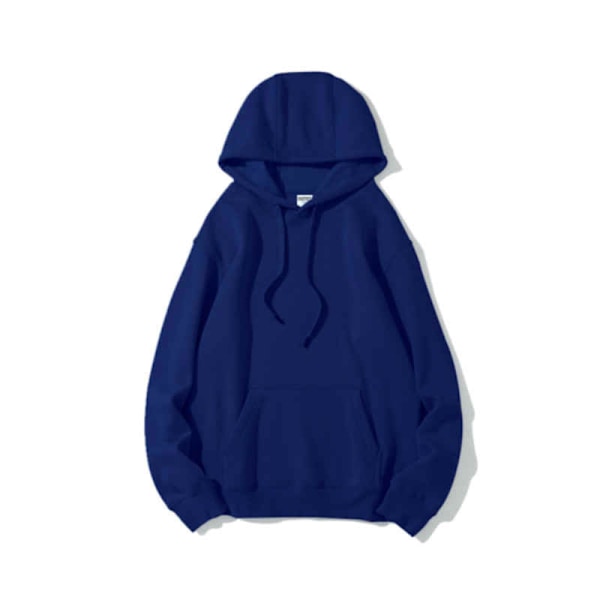 Syksyn ja talven tyylinen fleece-rentoiluhuppari blue S