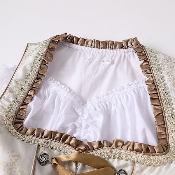 Oktoberfest Costumes Naisten Dirndl Mekot 3 kpl Vaaleanruskea -HG Khaki 34