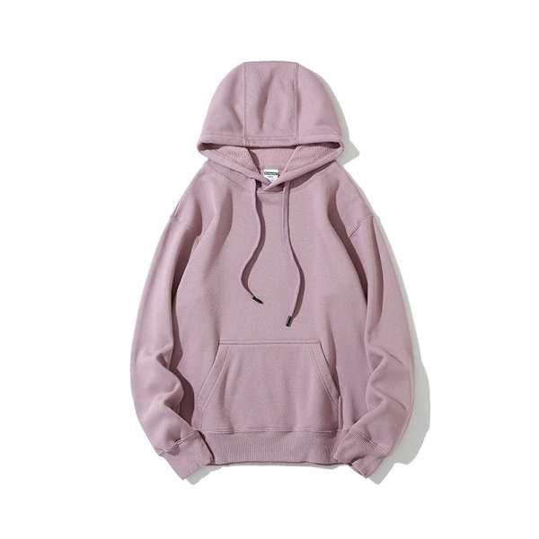 Syksyn ja talven tyylinen fleece-rentoiluhuppari purple S