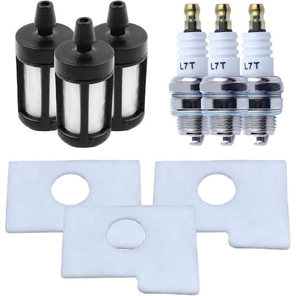 Luftdrivstofffilter tennpluggsett erstatningsdeler som er kompatible med Stihl MS170 MS180 Hg